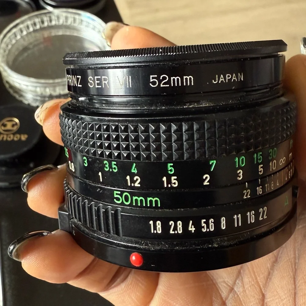 Canon Black Lens FD 50mm f/1.8